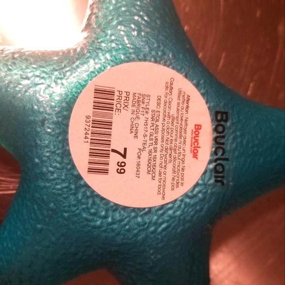 Blue Glass Starfish Soapdishes/Decor - Picture 3 of 3